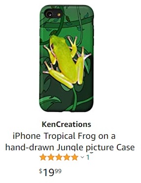 Iphone Tropical Frog